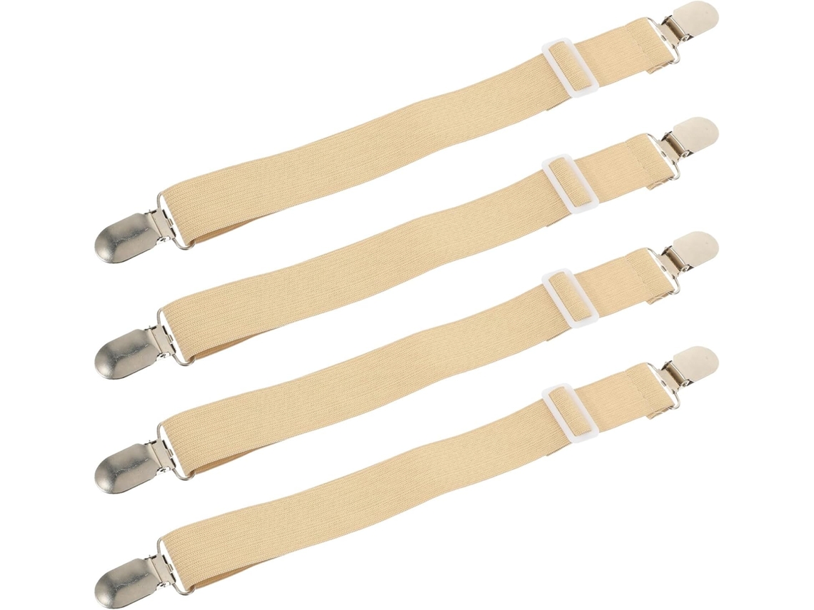 Pinzas Metálicas Para Sábanas, 4 Unidades,