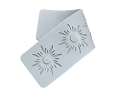 Molde de silicona con forma de hoja hueca, para decoración de dulces y pasteles, chocolate RNEMITERY