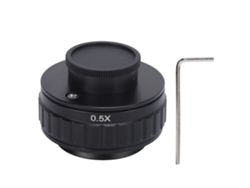 Adaptador De Lente De Montura C De 0,5x Y 38 Mm Para Microscopio Estereoscópico Trinocular Con Conexión Para Cámara Digital.