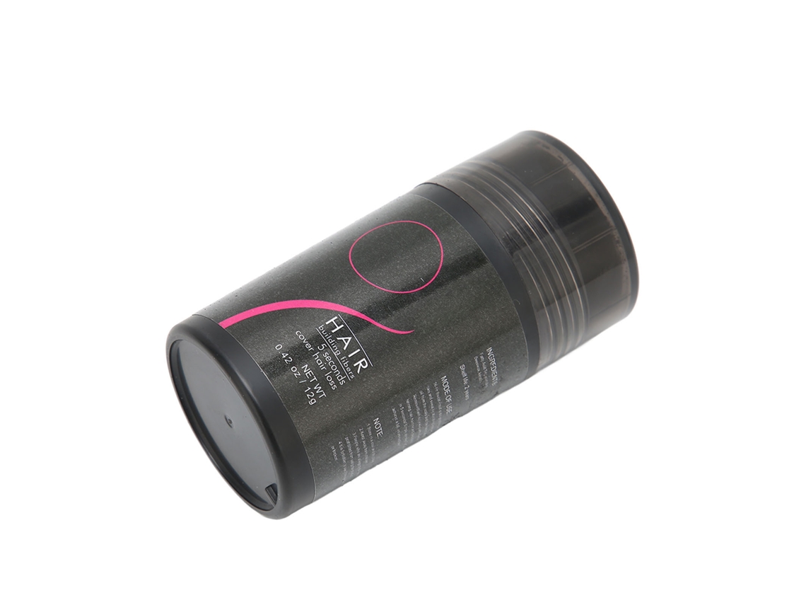 Polvo De Fibra Capilar Para Aumentar El Volumen 0.4 Oz Fibra Capilar Natural Negra Para Mujeres Y Hombres