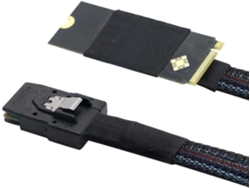 Cable De Servidor Plug And Play M.2 (m-key Nvme 2260) A Mini Sas Sff-8087 De Alta Velocidad, 0,5 M