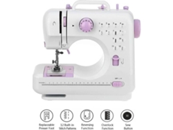 Máquina de Coser Electrónica para Principiantes 12 Puntos Línea Multifuncional Ajustable Portátil y Velocidad Doble DARMOWADE