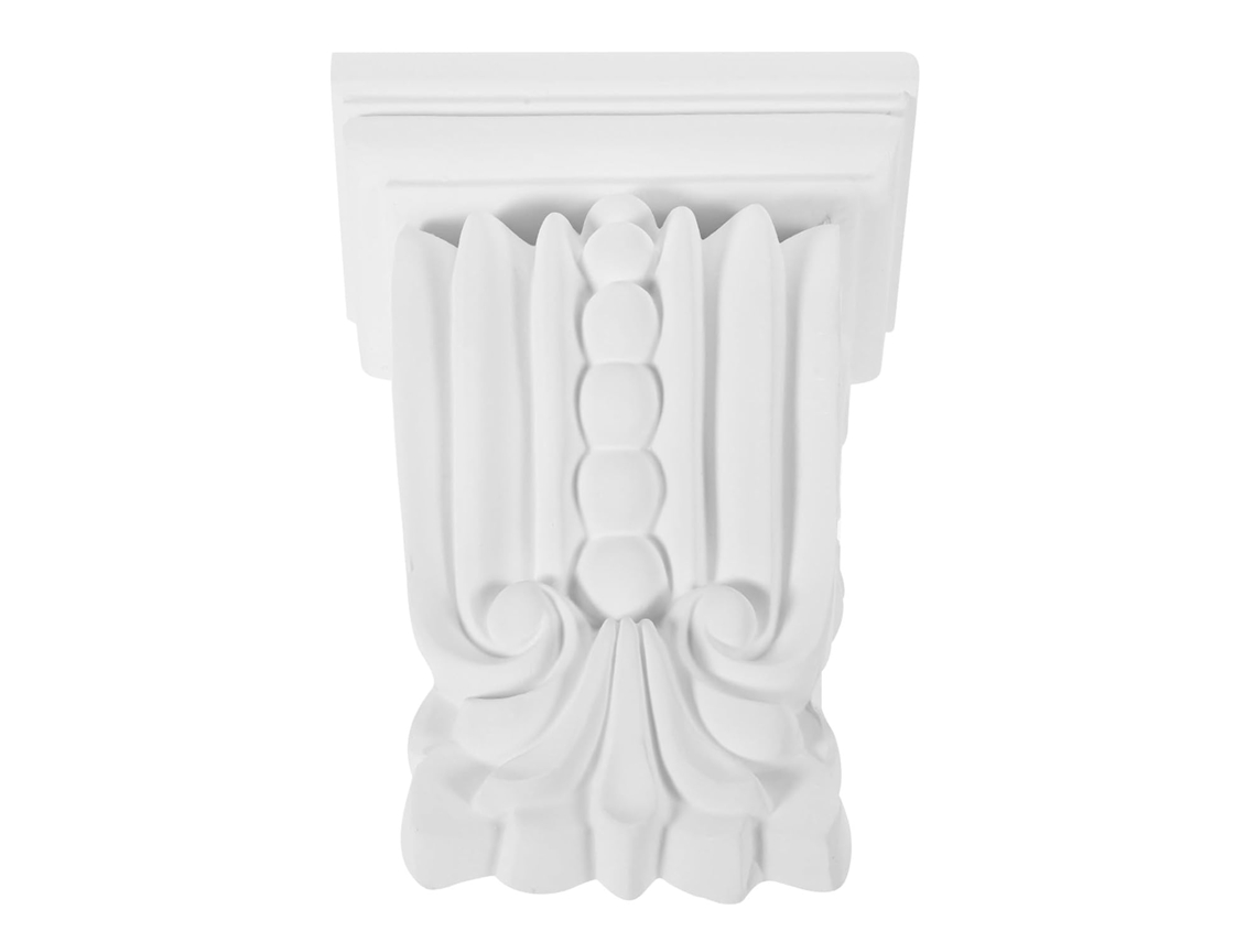 1 Soportes De Pu Blancos Esculpidos, Consolas De Temática Europea, Adorno Para