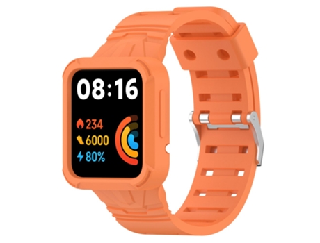 Correa de Silicona liberación rápida con hebilla para Xiaomi Redmi Watch 2 Lite/Mi Watch Lite2/Lite1 - anaranjado