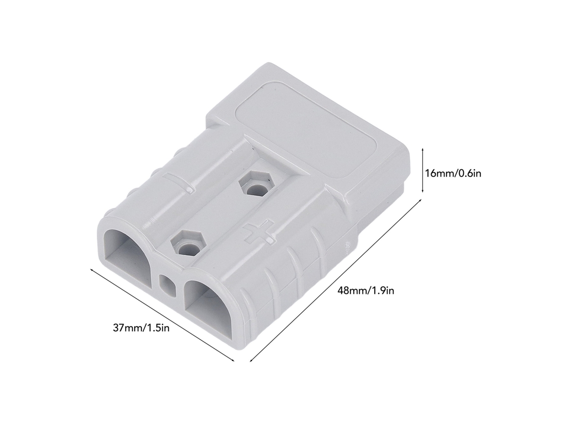 2026-as-conector Rápido De Batería 50a 600v Resistente Al Fuego Con Cubierta Pc Y Cableado De Alta Conductividad 2 Piezas