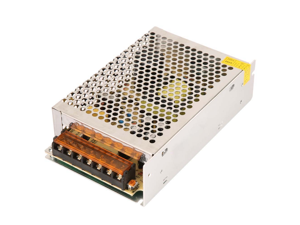 Placa De Alimentación De Energía Dc Con Led Monitor Fuente De Alimentación Conmutada Driver Adaptador Transformador 12v 10a 120w