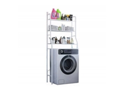 Estantería Sobre Lavadora Secadora Cuarto Baño Wc Ahorra Espacio Almacenamiento Blanco 160X65X25Cm MELIDACOSTA