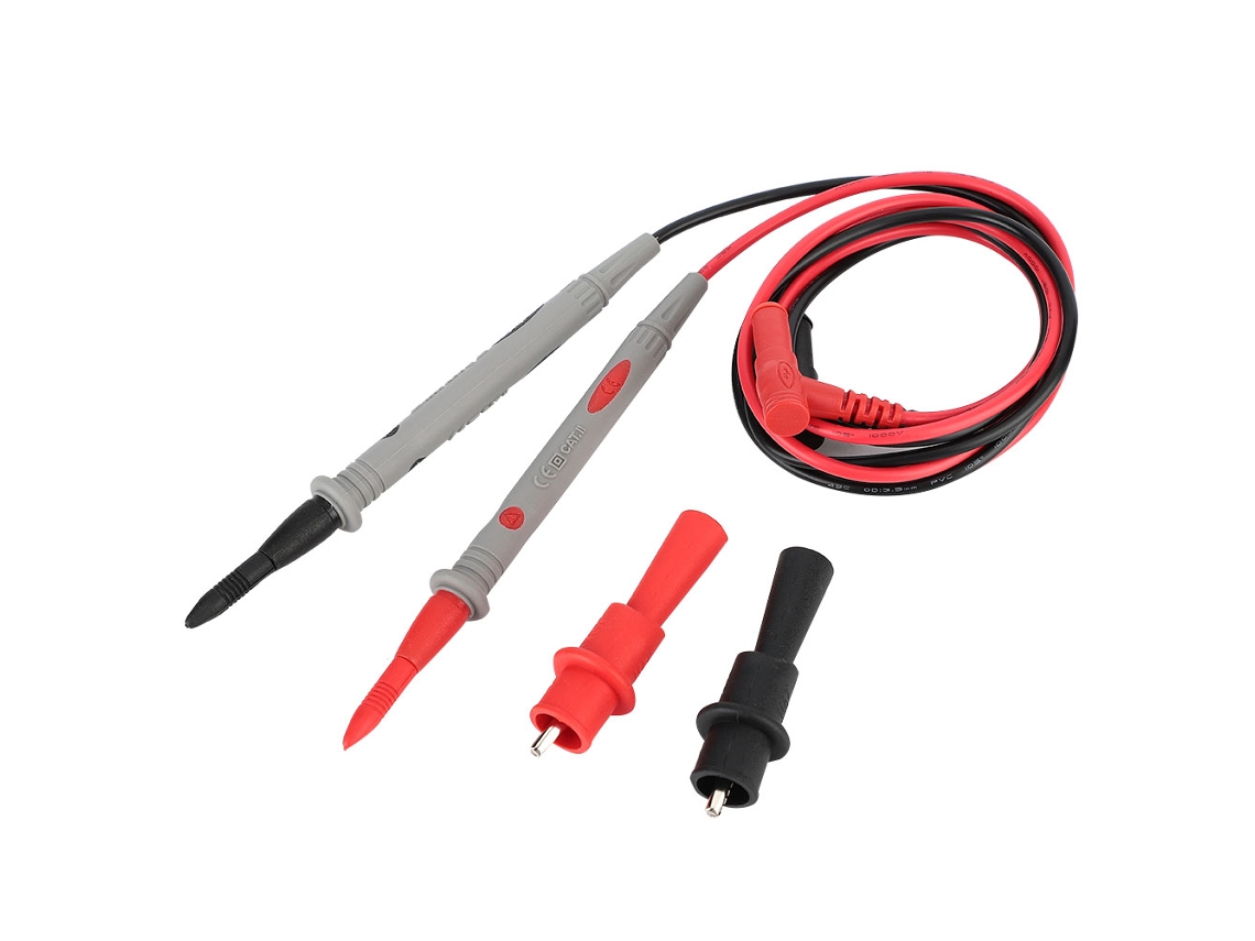 Punta De Prueba Para Multímetro Con Cable De 90 Cm Y Pinzas De Cocodrilo, 1000 V, 20 A