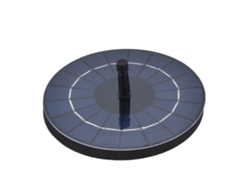 Fuente flotante solar de 9 V y 3,5 W para baño de pájaros y jardín con bomba solar
