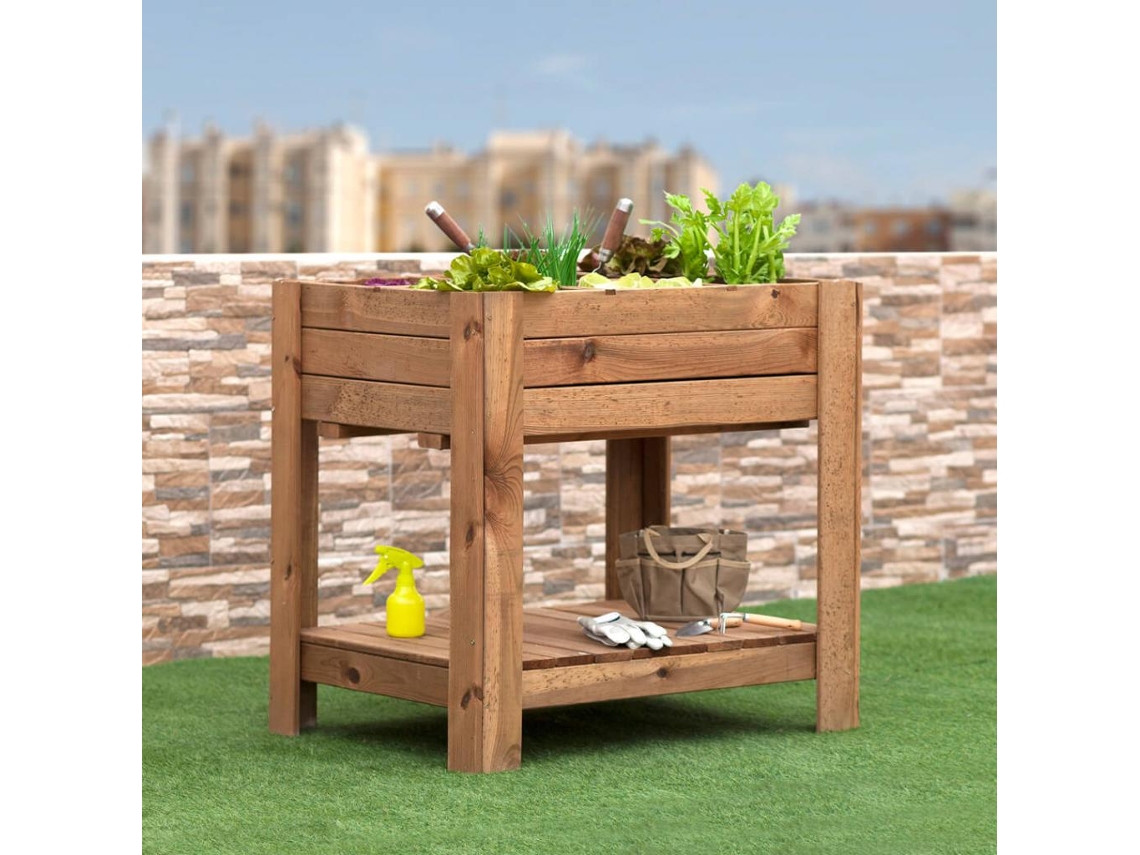 Germin 60 Madera de Pino para Huerto Urbano CATRAL