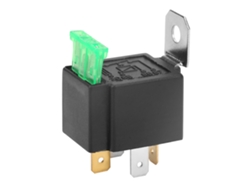 Relé Automotriz De 4 Pines, 12 V, 30 A, Fusible Normalmente Abierto Con Soporte Metálico.