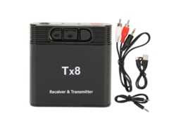 Transmissor Receptor Bluetooth 2 Em 1 Adaptador Sem Fio Aux Carregamento Usb Para Tv Carro Estéreo Casa Pc