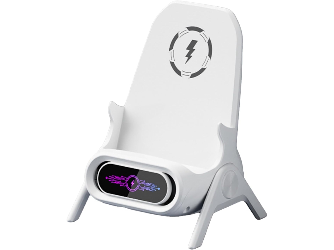 Estación De Carga Con Cable De 15 W, Soporte Para Teléfono De Corte Bajo Para Dormitorio U Oficina.