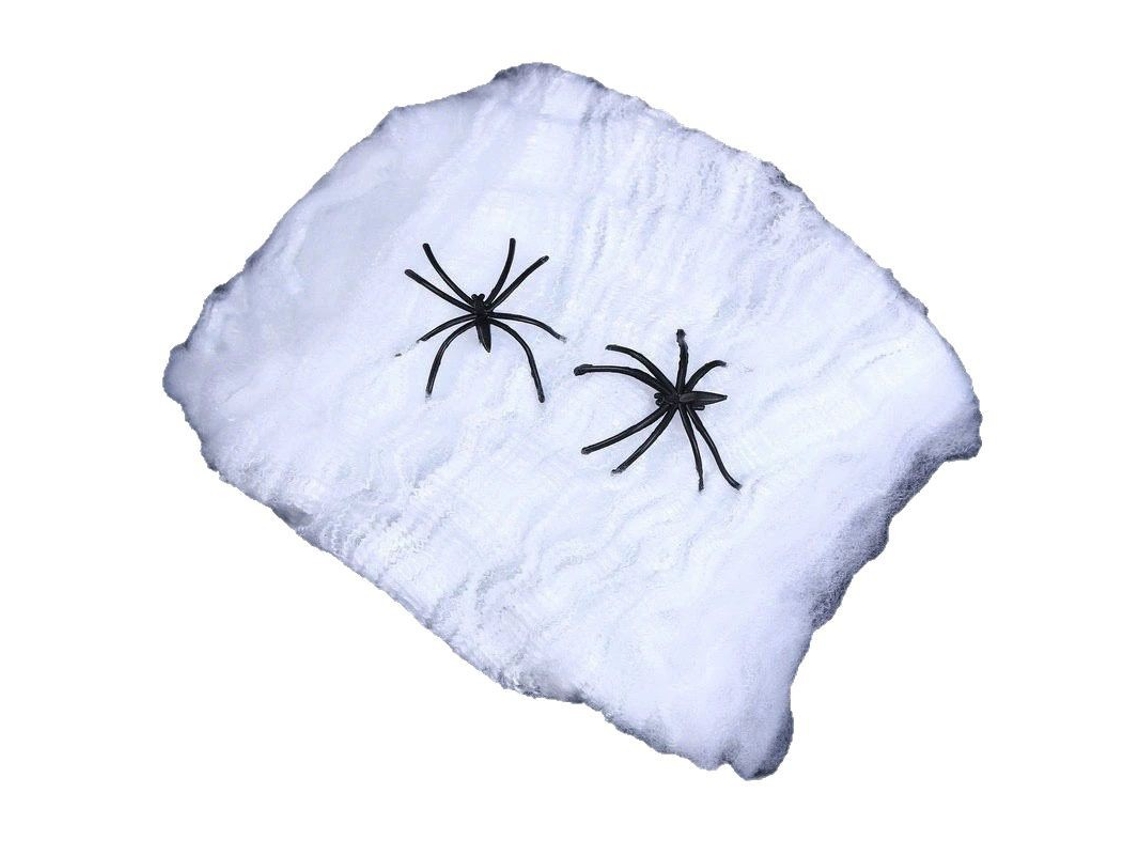 Teja De Araña 300g Con 30 Arañas, Decoración