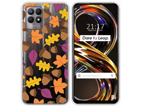 Carcasa Realme 8i TUMUNDOSMARTPHONE Dibujos Transparente Multicolor