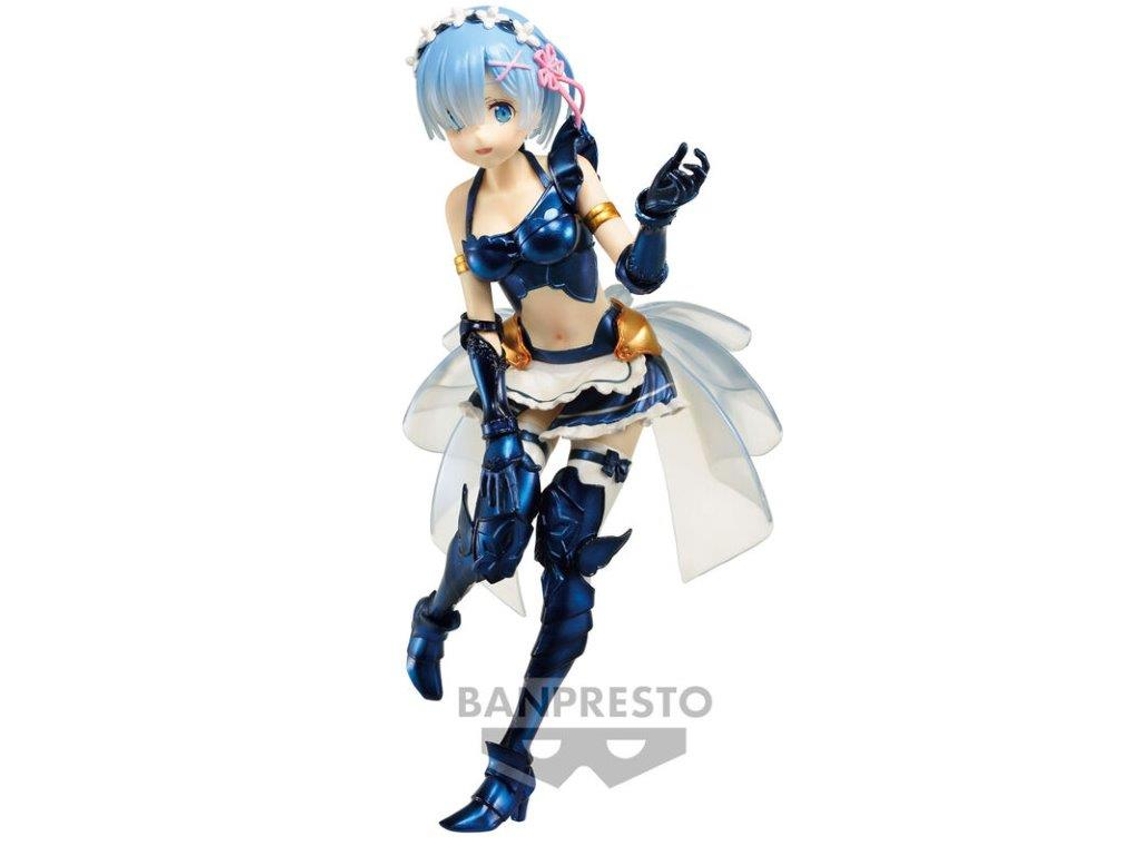 Figura Rem Maid Armour Re:Zero Starting Life in Another World Ver. A 21cm BANPRESTO