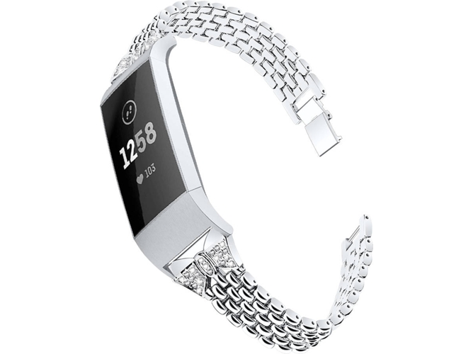 Correa WJS YP0140 (Fitbit by Google Charge3 - Plateado)