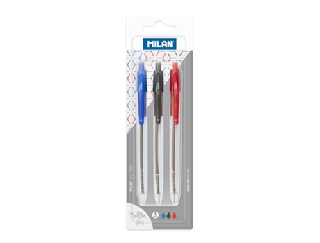 Paquete de Ampolla de MILAN con 3 Bolígrafos P1 Variados