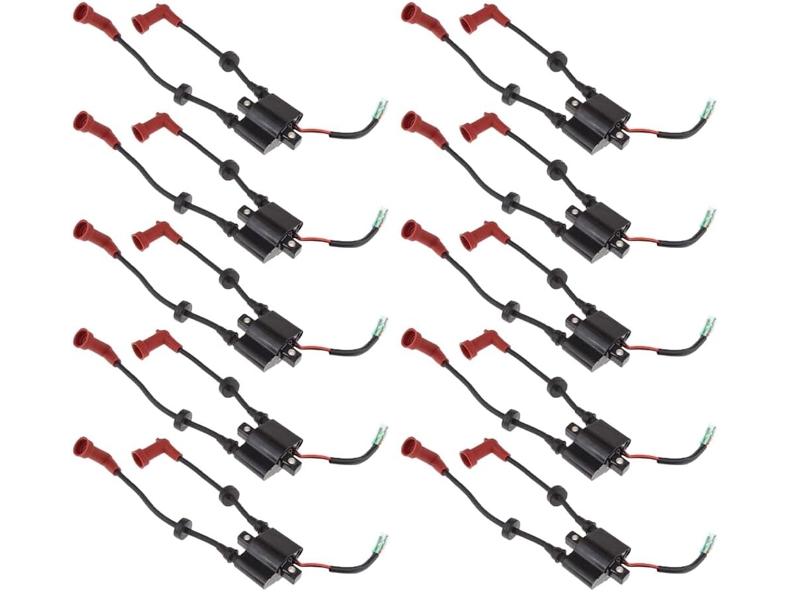 10x Bobine D'allumage Hors-bord Marine Para F9.9 13.5 15 20 25hp 40hp Reemplazo De Las Piezas De S