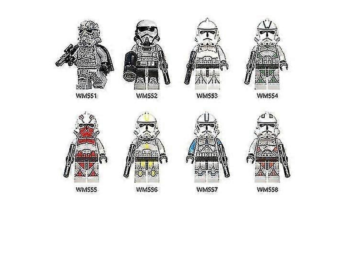 Juguete de construcción de Star Wars con minifiguras de soldados clon de la tormenta - Regalo de Navidad - 1a Hengjian