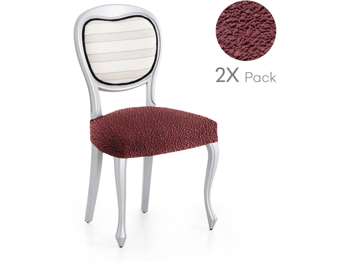 Pack de 2 Fundas Elásticas para Base de Silla MILICA Spongy Rojo (50x50 cm)