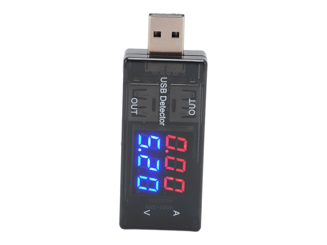 Detector De Carga Usb Dual De Alta Precisión Para Medir Voltaje Y Corriente Con Múltiples Salidas De Potencia.