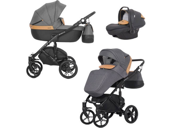 Carrito de Bebé Individual EXPANDER Enduro + Kite Isofix Ready Caramel