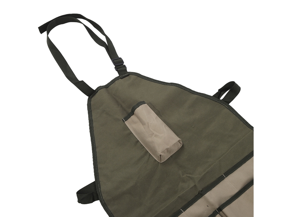 Delantal ajustable de tela Oxford para jardinería