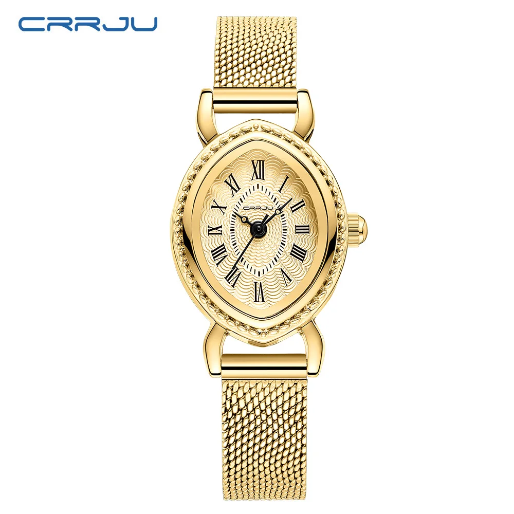 Reloj De Acero Inoxidable Para Mujer, Reloj De Pulsera, Reloj De Vestir Elegante Y Sencillo.