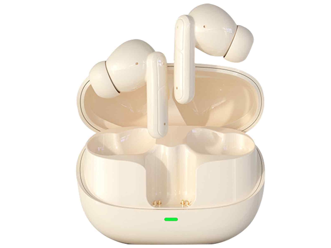 Auriculares Bluetooth 5.3 Mdug, 6 micrófonos integrados, conexión multipunto, resistencia al agua IPX4.
