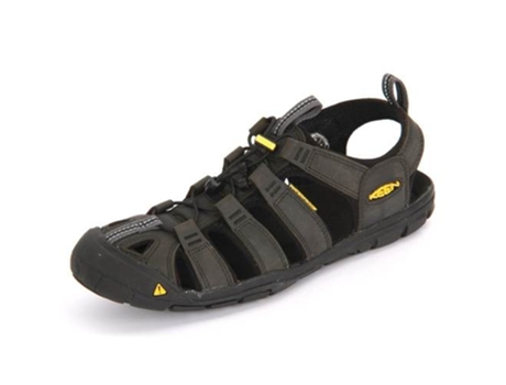 Sandalias KEEN Clearwater Cnx (Negro - Cuero Natural- 47,5)
