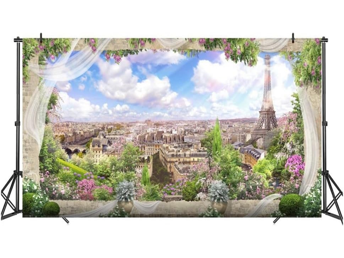 Foto De Grupo De 210 X 150 Cm En Estilo Paisaje Europeo, Portátil Para Reuniones Y Fiestas, Fondo