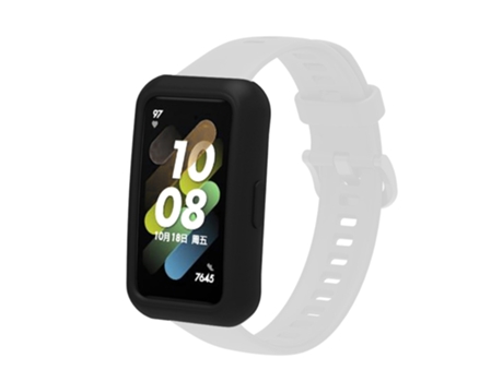 Funda de Silicona Anti-rasguños para Huawei Band 7/6 - negro