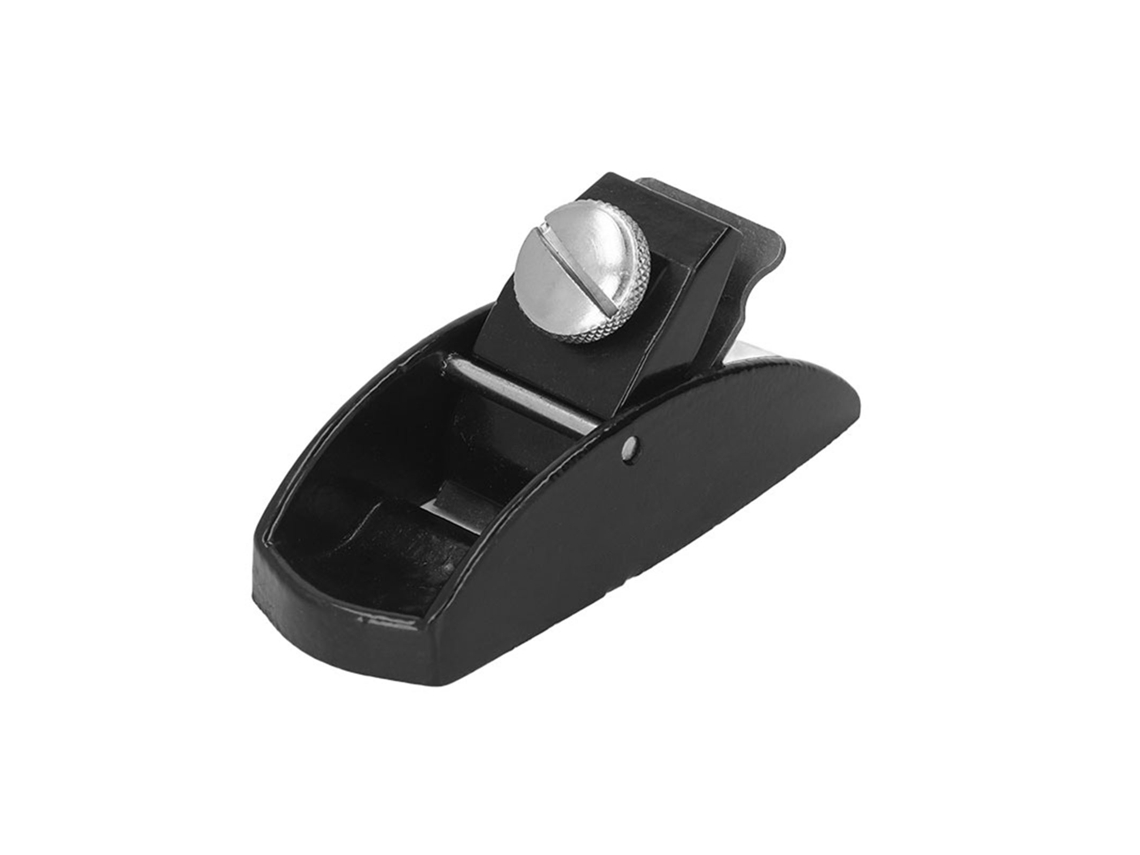 Mini Cepillo De Carpintero Manual De Madera, Acero Al Carbono, Profundidad Ajustable, Estilo Europeo, Negro.