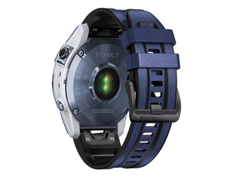 Correa de Silicona liberación rápida 26mm para Garmin Tactix 7 Pro/Fenix 7X/Fenix 6X Pro - azul oscuro