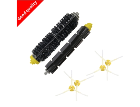 6 unids/lote 1 cepillo de cerdas 1 cepillo batidor Flexible 4 cepillos laterales para Irobot Roomba serie 600 700 robots de limpieza al vacío 760 770
