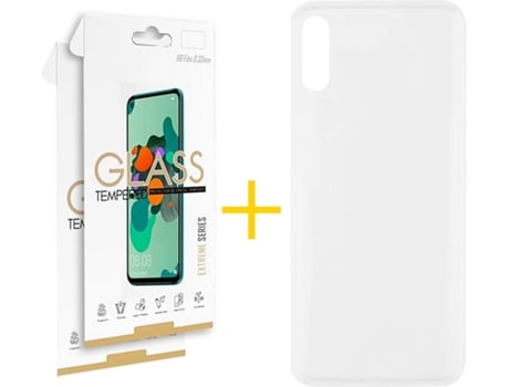 Kit Funda + 2 Protectores de Pantalla Xiaomi Redmi 9A SKYHE Liso (Transparente)