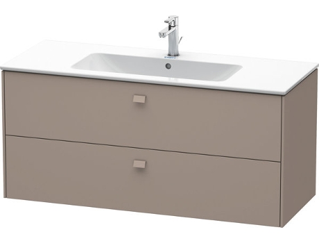 Mueble bajo lavabo DURAVIT Brioso de pared 122,0 x 47,9 cm con 2 cajones incl. hueco para sifón y delantal para lavabo ME by Starck 233612