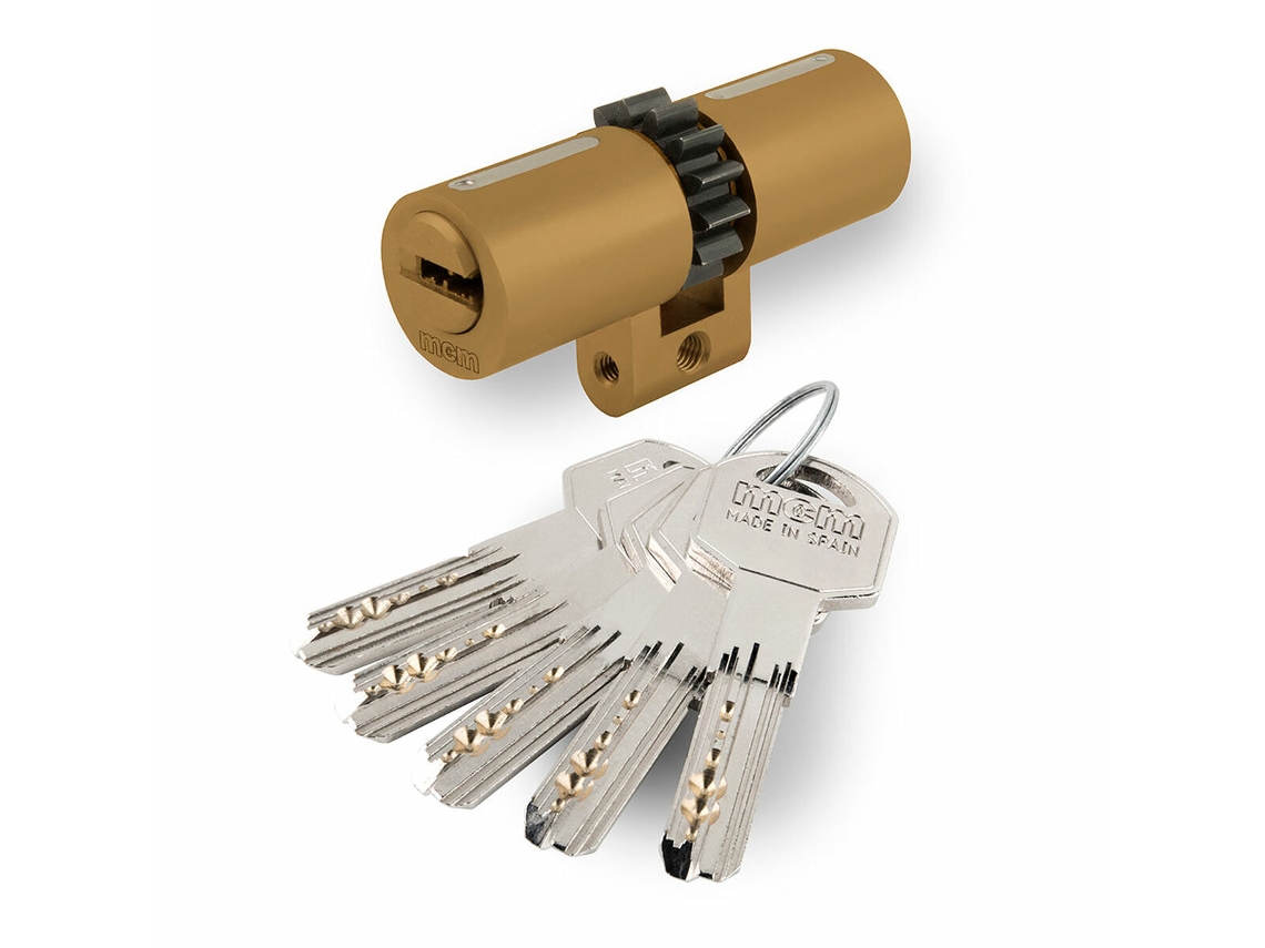 Cilindro de seguridad MCM SPR14 33-43 Suizo Latón