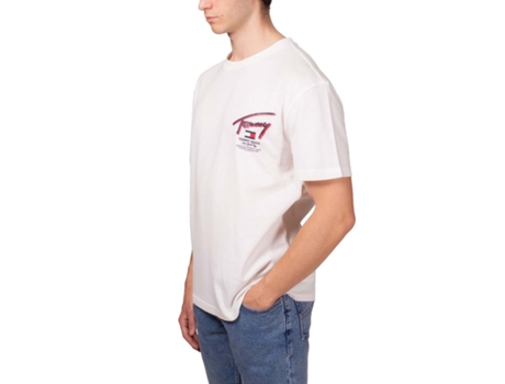Camiseta de Hombre TOMMY JEANS Blanco (2XL)