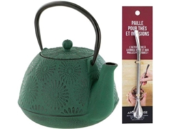 Tetera AROMANDISE Verde (15 cm - Hierro - 1.2 L)