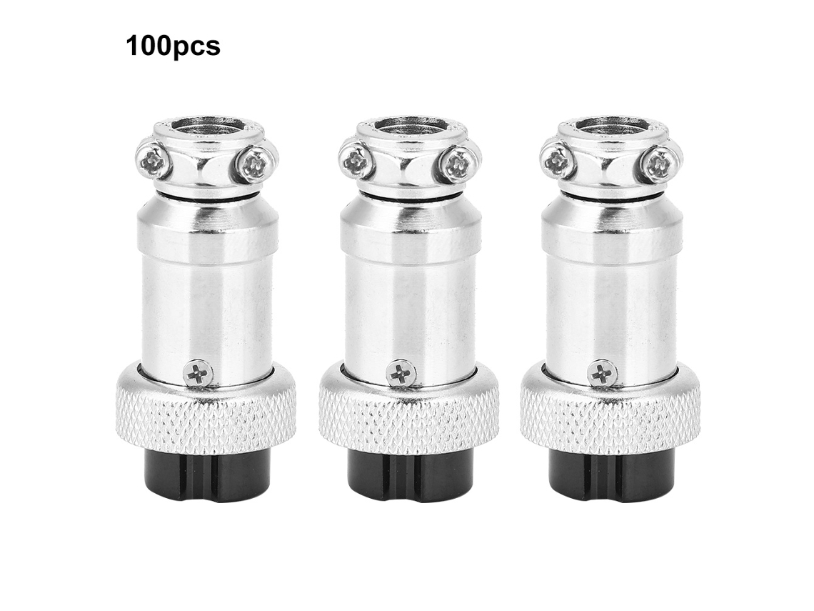 Conector Hembra Berm Para Antena, 3 Orificios, Acero Inoxidable, Ip54, Rosca De 16 Mm, Eléctrico.