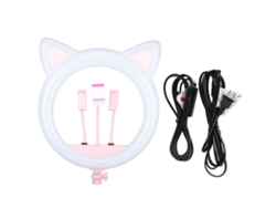 Anillo de luz LED de 20 pulgadas para streaming y fotografía.