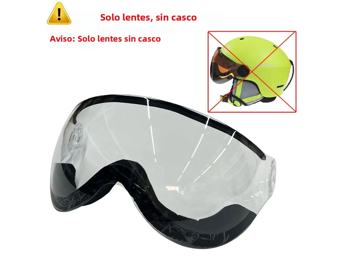 Gafas De Esquí Para Deportes Al Aire Libre (solo Lentes Transparentes, Talla L)
