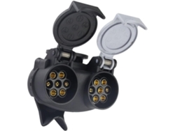 Adaptador/convertidor impermeable de enchufe de 13 pines a 7 pines