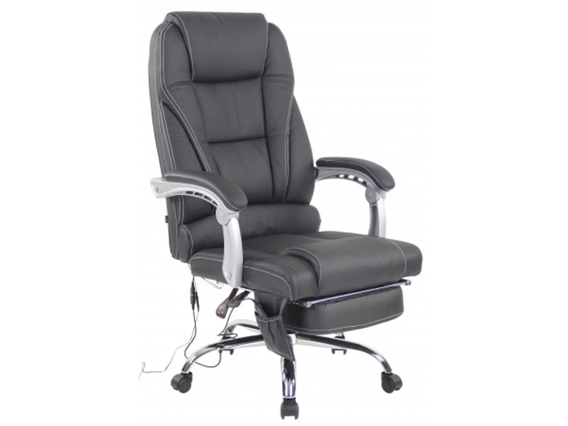 Silla de Escritorio Ergonomica DUDECOR (Acero - Negro)