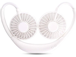 Mini Ventilador Portátil Colgante Para El Cuello Mini Luz Led Recargable Por Usb Con De