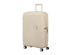Maleta de viaje grande de 77 cm, 4 ruedas, Exp. Soundbox Coconut Sand