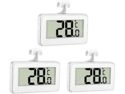 termómetros digitales para refrigerador, congelador y dormitorio, resistentes al agua, con pantalla LCD, 2024 GOKOCO