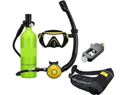 Mini Botella De Buceo, Tubo De Snorkel, Rebreather, Equipo Portátil De Apnea